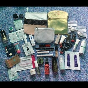 Huge Lot of 40+ Makeup items & Ipsy Cosmetic Bags